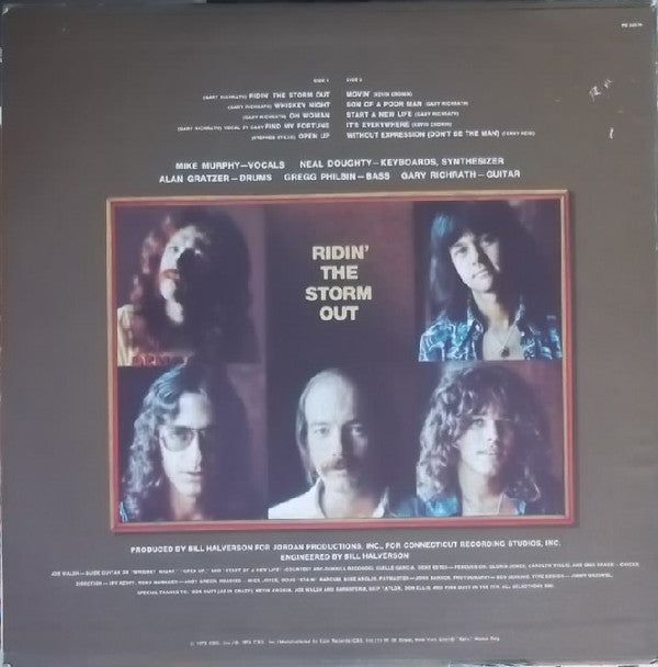 REO Speedwagon : Ridin' The Storm Out (LP, Album, RE, Pit)