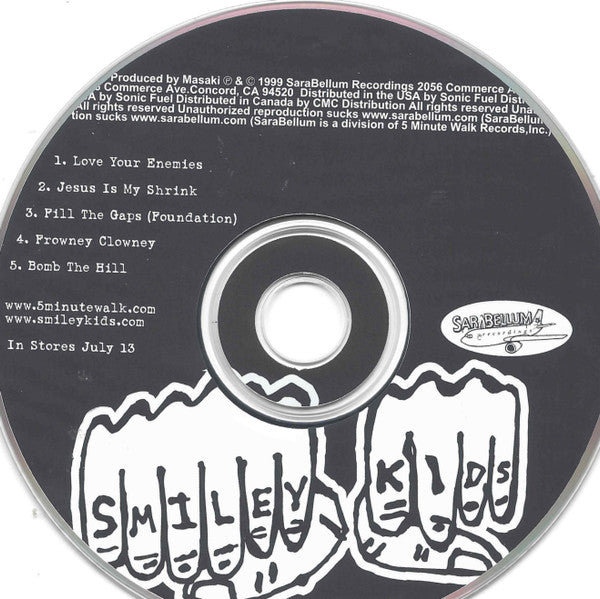 The Smiley Kids : Don't Get Bored (CD, MiniAlbum, Promo)