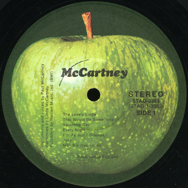 Paul McCartney : McCartney (LP, Album, Jac)