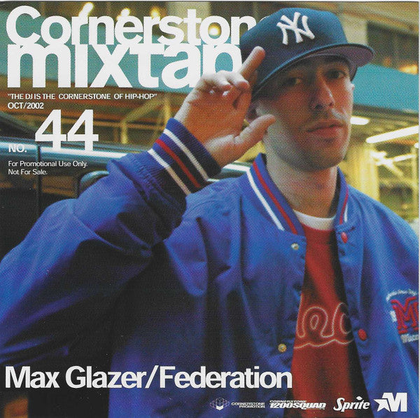 Max Glazer, Various : Cornerstone Mixtape No. 44  (CD, Mixed, Mixtape, Promo + CD, Comp, Promo)