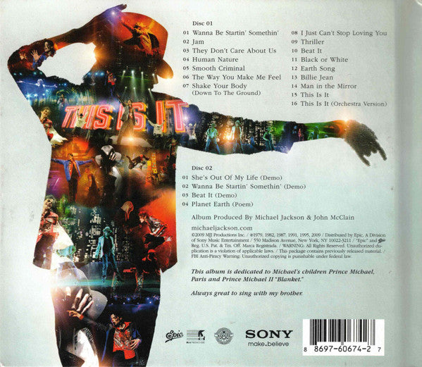 Michael Jackson : This Is It (2xCD, Album, Comp, Sou)