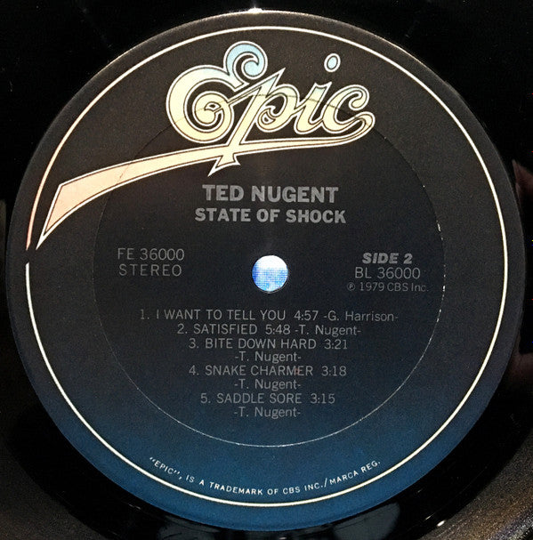Ted Nugent : State Of Shock (LP, Album, Ter)