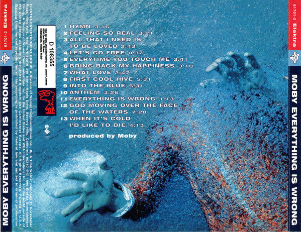 Moby : Everything Is Wrong (CD, Album, Club)