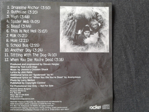 Jimmie's Chicken Shack : ...Pushing The Salmanilla Envelope (CD, Advance, Album, Promo)