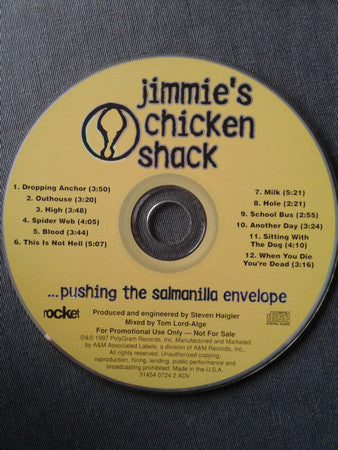 Jimmie's Chicken Shack : ...Pushing The Salmanilla Envelope (CD, Advance, Album, Promo)