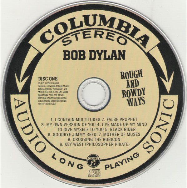 Bob Dylan : Rough And Rowdy Ways (2xCD, Album)
