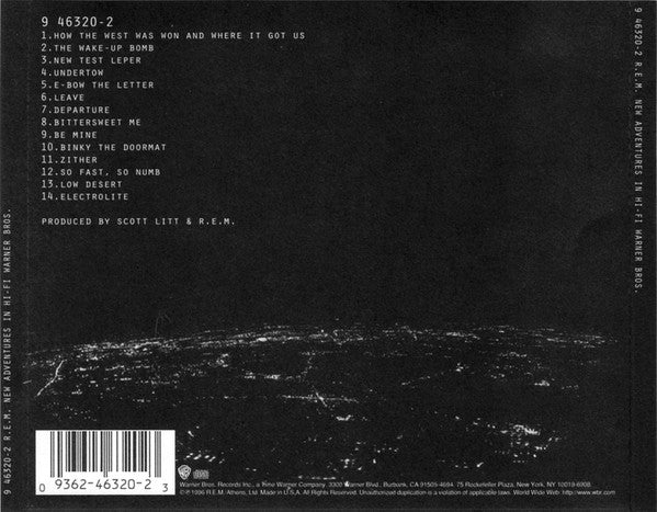 R.E.M. : New Adventures In Hi-Fi (CD, Album)