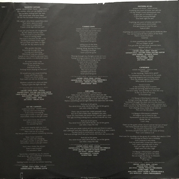 Crosby, Stills & Nash : CSN (LP, Album, PRC)