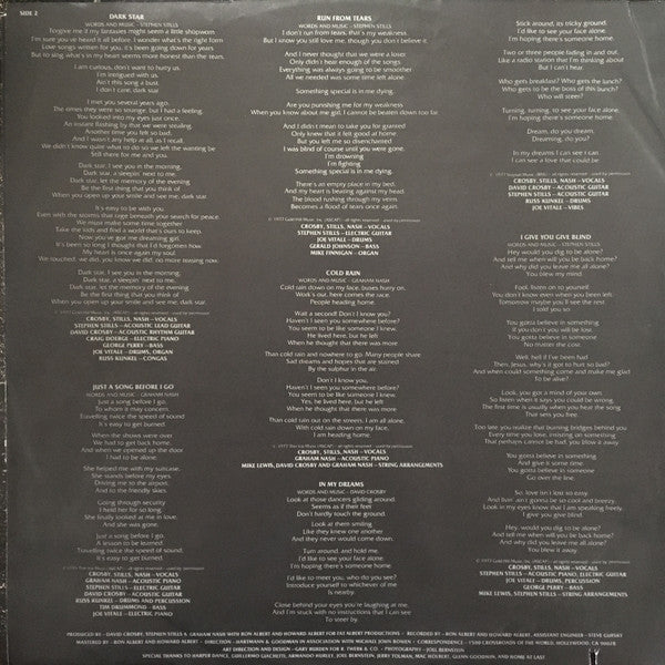 Crosby, Stills & Nash : CSN (LP, Album, PRC)