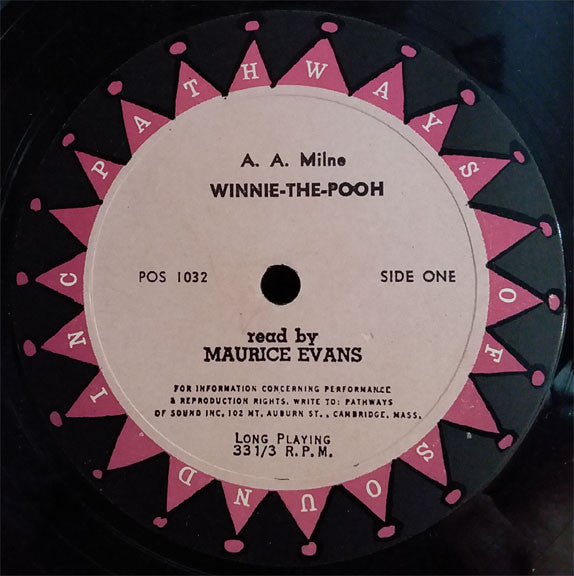Maurice Evans (2) Reads A. A. Milne : Winnie-The-Pooh (LP, Album)
