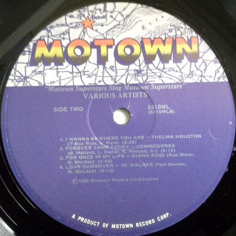 Various : Motown Superstars Sing Motown Superstars (LP, Comp)