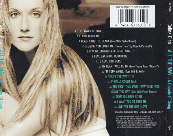 Celine Dion* : All The Way... A Decade Of Song (CD, Comp)