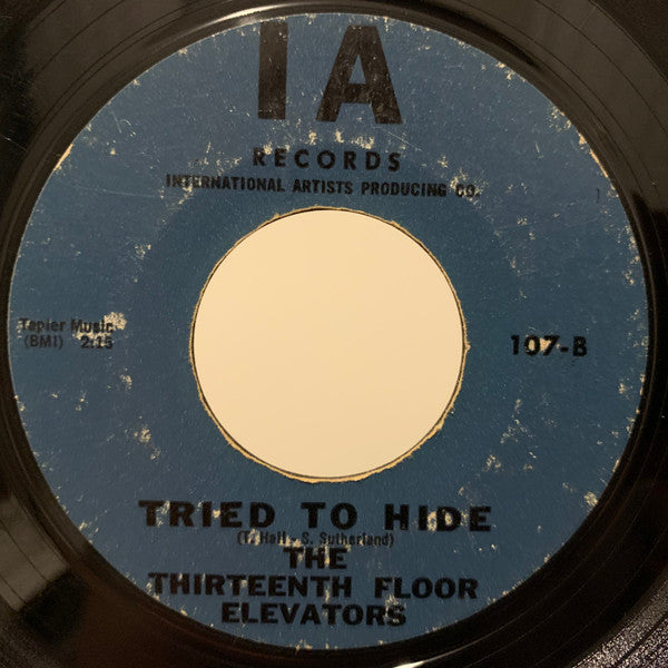 The Thirteenth Floor Elevators* : You're Gonna Miss Me (7", Single, RP, Styrene, Blu)