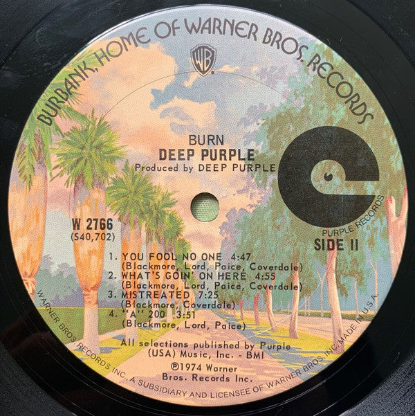 Deep Purple : Burn (LP, Album)