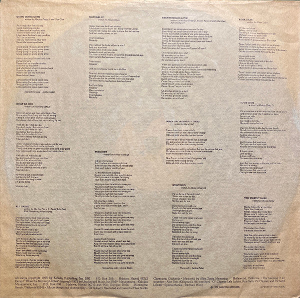 Kalapana : Kalapana (LP, Album)