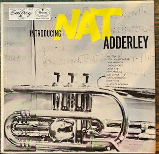 Nat Adderley : Introducing  (LP, Mono, RE, Styrene)