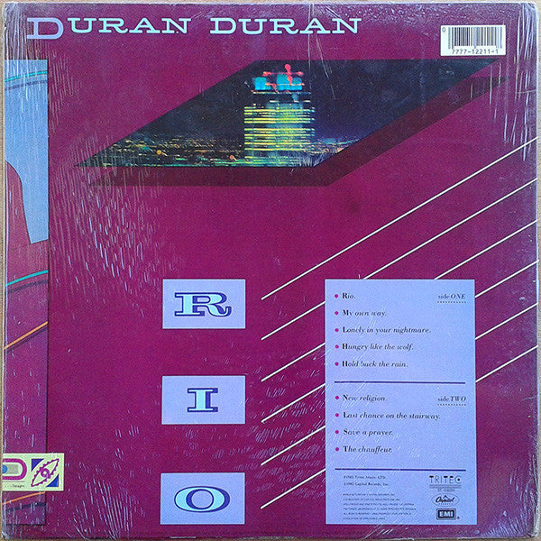 Duran Duran : Rio (LP, Album, Club, Pit)