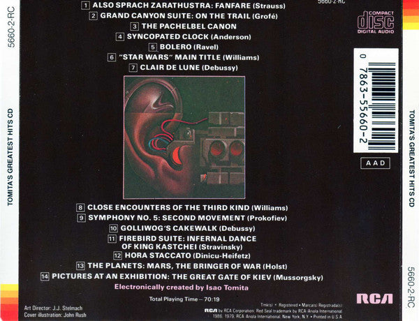 Tomita : Tomita's Greatest Hits CD (CD, Comp)