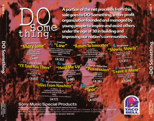 Various : Do Something. Alternative (CD, Comp)