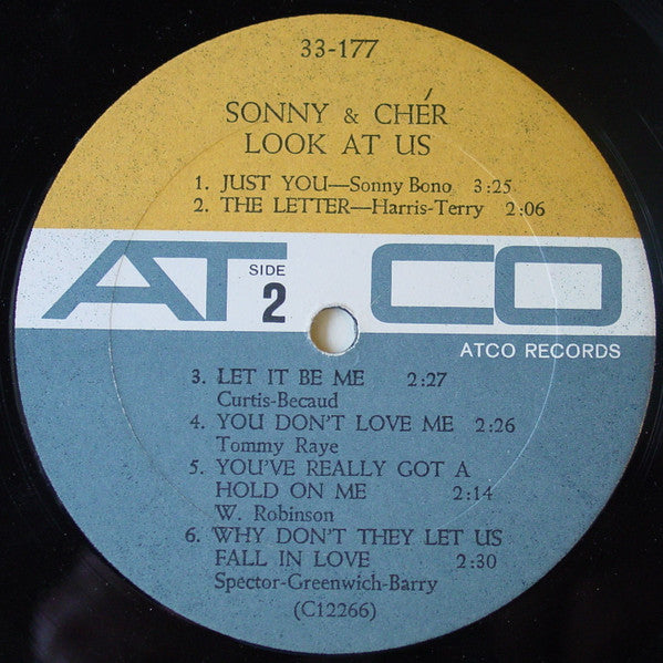 Sonny & Cher : Look At Us (LP, Album, Mono)