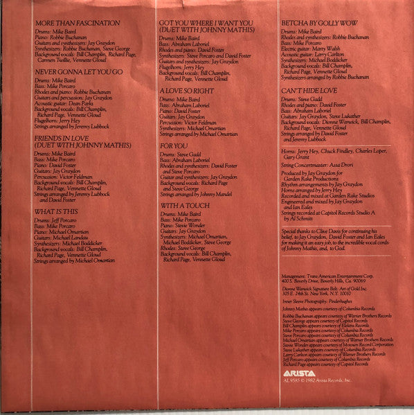 Dionne Warwick : Friends In Love (LP, Album)