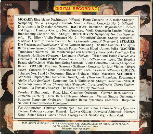 Various : Masters Of Classical Music Vol. 1-10 (10xCD, Comp + Box)