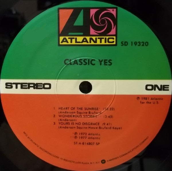 Yes : Classic Yes (LP, Comp, SP-)
