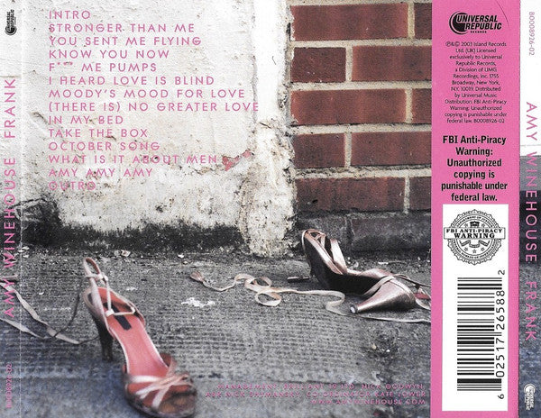 Amy Winehouse : Frank (CD, Album, RE)