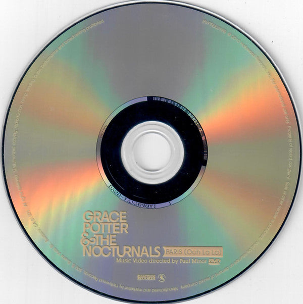 Grace Potter & The Nocturnals : Paris (Ooh La La) (CD, Single, Promo + DVD, Promo, NTSC)