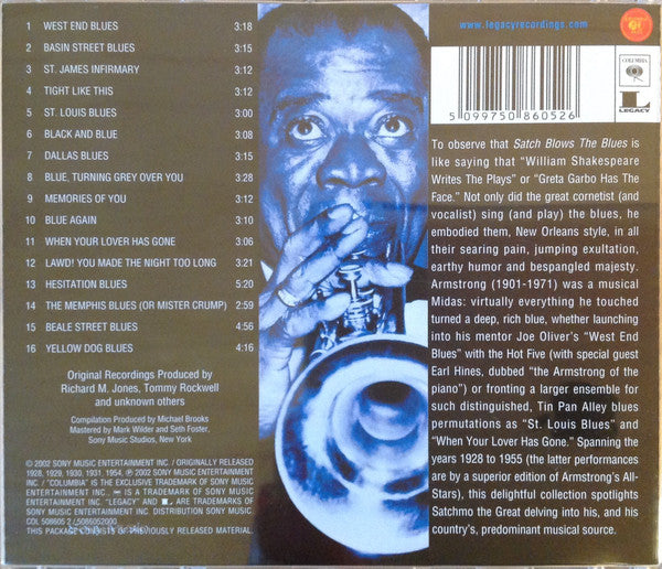 Louis Armstrong : Satch Blows The Blues (CD, Comp)