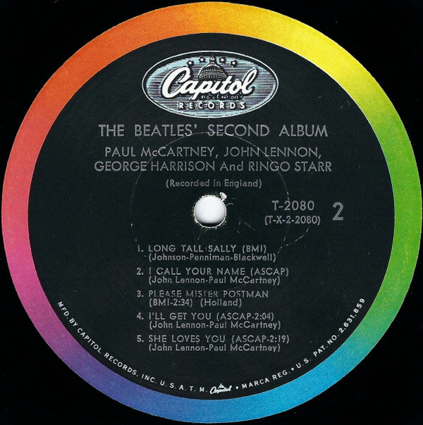 The Beatles : The Beatles' Second Album (LP, Album, Mono, 1st)