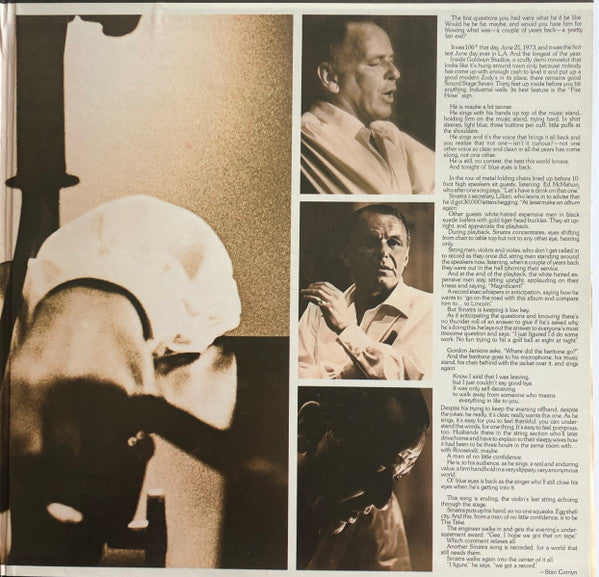 Frank Sinatra : Ol' Blue Eyes Is Back (LP, Album, RE, Jac)