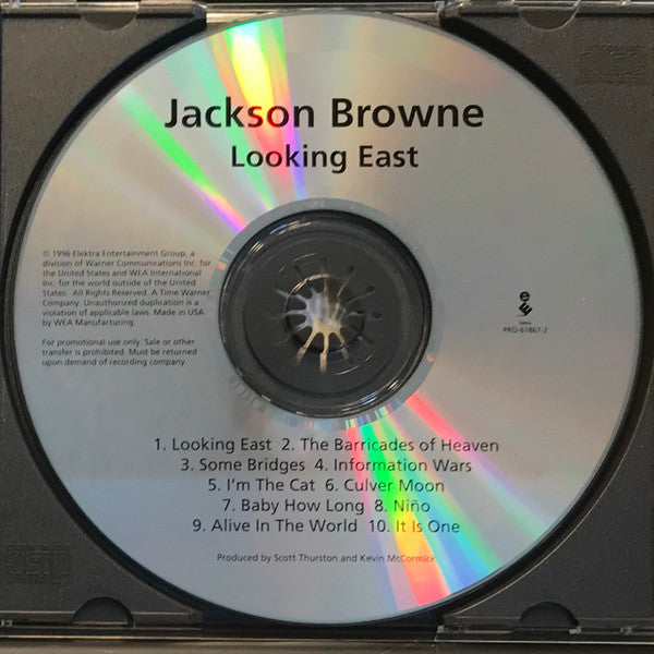 Jackson Browne : Looking East (CD, Album, Ltd, Promo)
