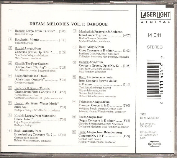Various : Dream Melodies (10xCD, Comp, Box)