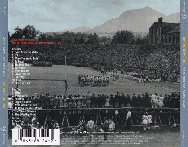Dave Matthews Band : Live At Folsom Field - Boulder, Colorado (2xCD, Album)