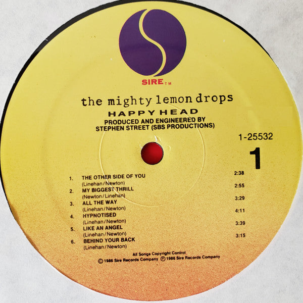 The Mighty Lemon Drops : Happy Head (LP, Album, Spe)