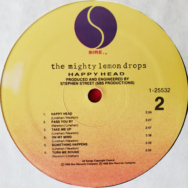 The Mighty Lemon Drops : Happy Head (LP, Album, Spe)
