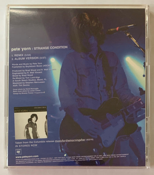 Pete Yorn : Strange Condition (CD, Single, Promo)