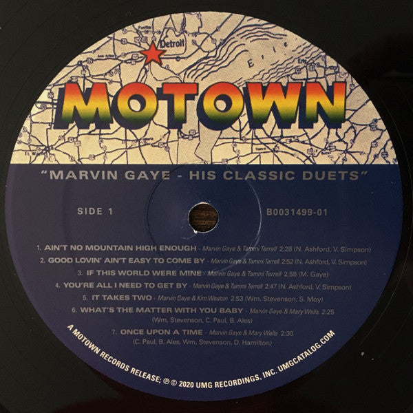 Marvin Gaye : His Classic Duets (LP, Album, Comp, RE)