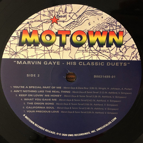 Marvin Gaye : His Classic Duets (LP, Album, Comp, RE)
