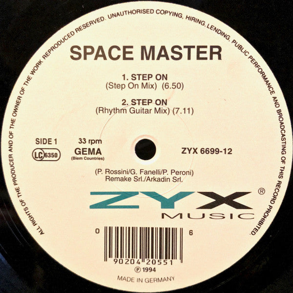 Space Master : Step On (12")