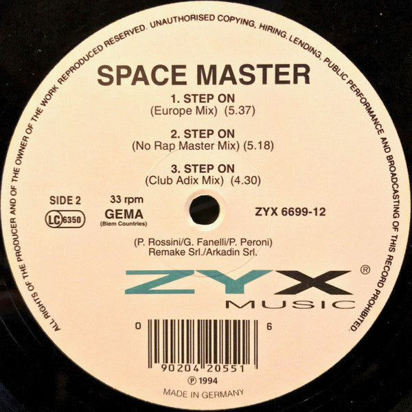 Space Master : Step On (12")
