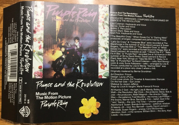 Prince And The Revolution : Purple Rain (Cass, Album, SR,)