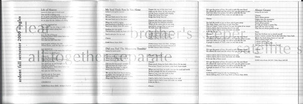 Various : Ardent Records 101 Fall Semester Singles (CD, Maxi, Comp, Promo)