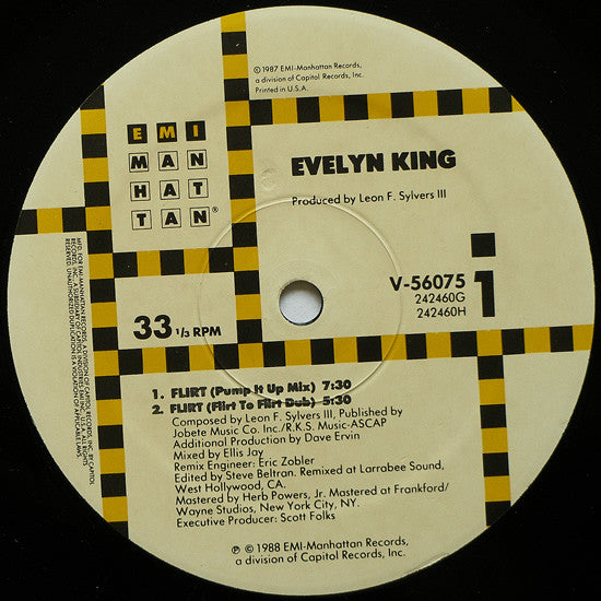 Evelyn King : Flirt (12", Single)