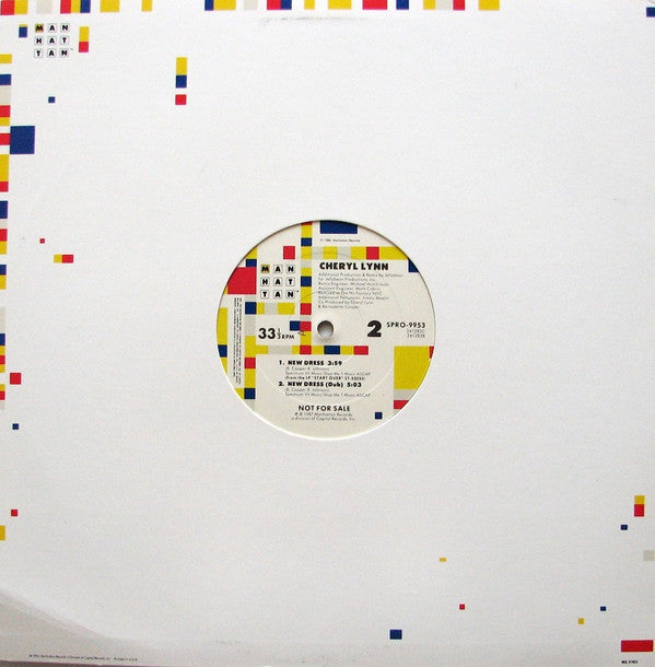 Cheryl Lynn : New Dress (12", Promo, ARC)