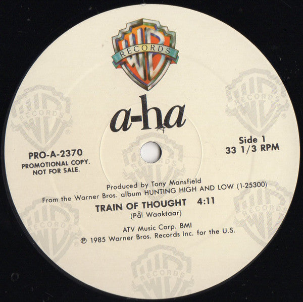 a-ha : Train Of Thought (12", Promo)