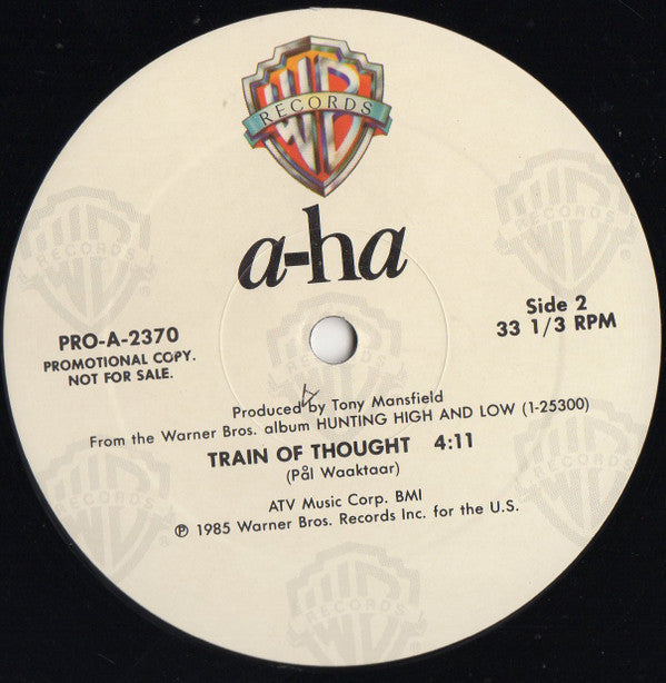 a-ha : Train Of Thought (12", Promo)