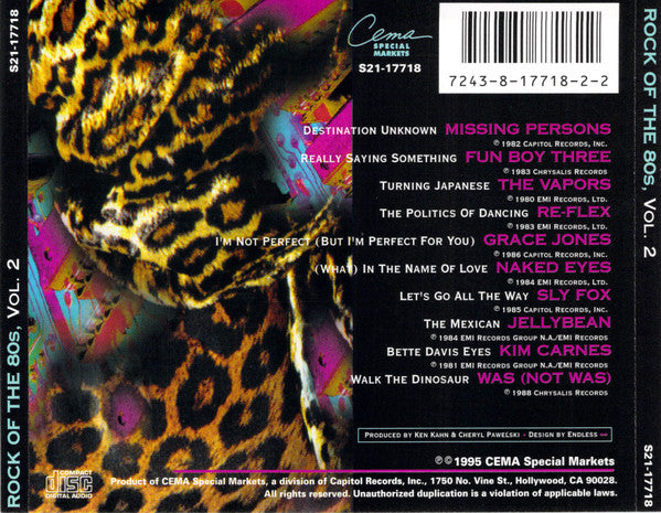 Various : Rock Of The 80s Volume Two (CD, Comp)
