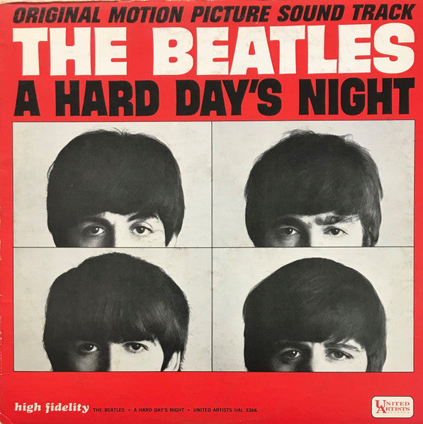 The Beatles : A Hard Day's Night (Original Motion Picture Sound Track) (LP, Album, Mono)